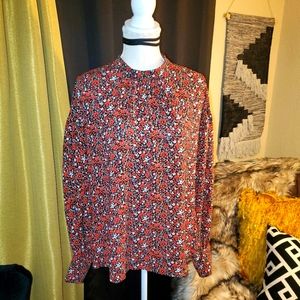 Floral Banana Republic Blouse